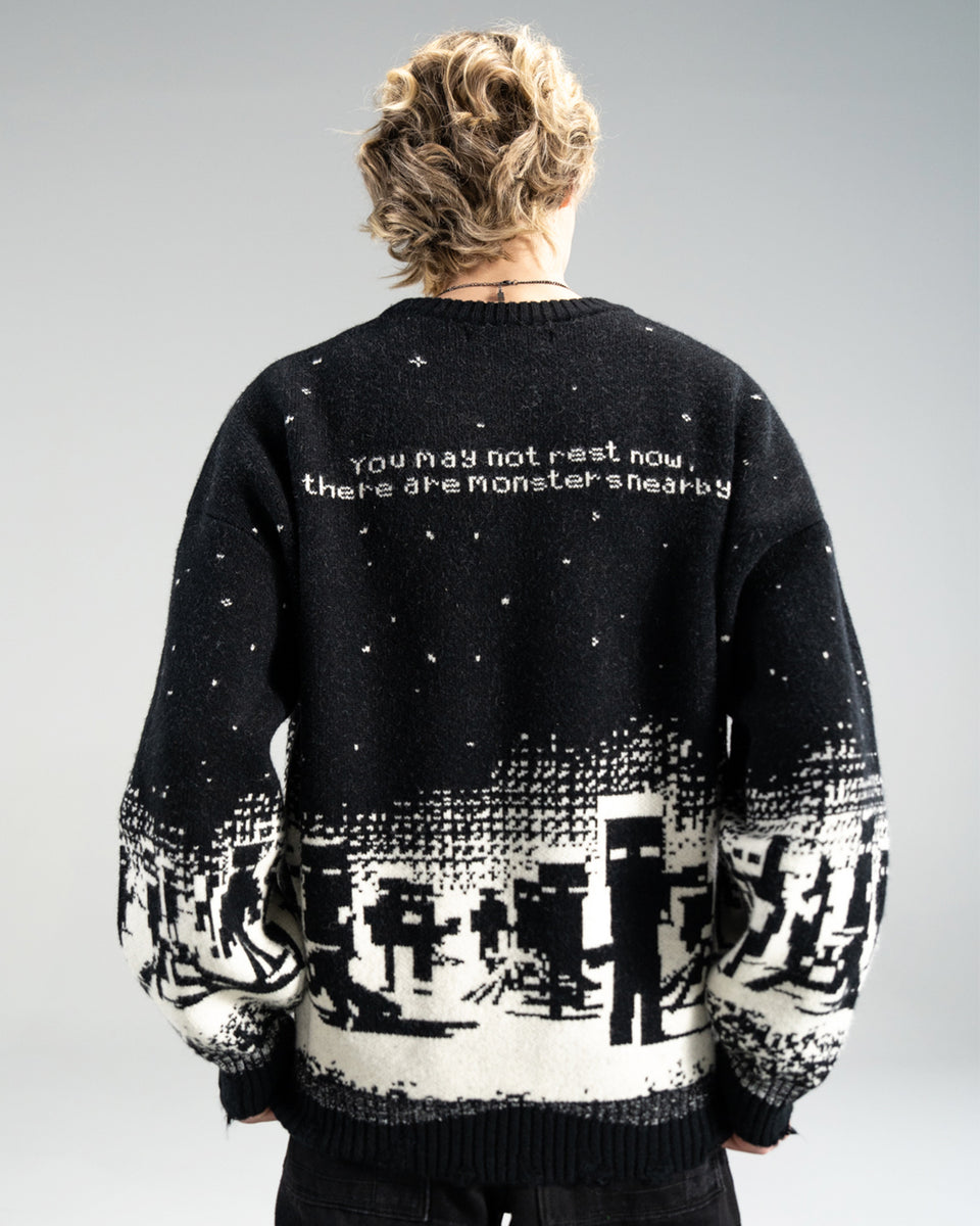 The Monsters Nearby Knit | Very Cool x Minecraft– Cool Shirtz