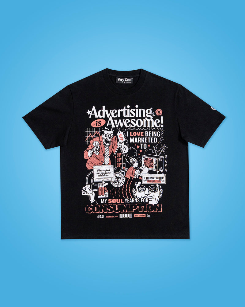The Advertising Tee - Black