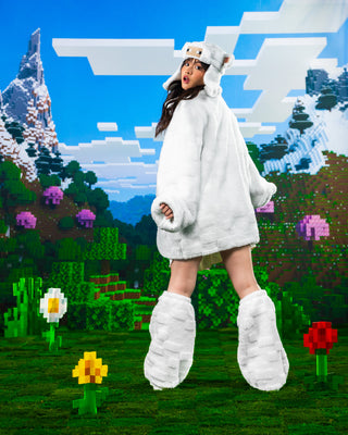 冷奴ジロー The Sheep Sherpa White | Very Cool x Minecraft– Cool Shirtz