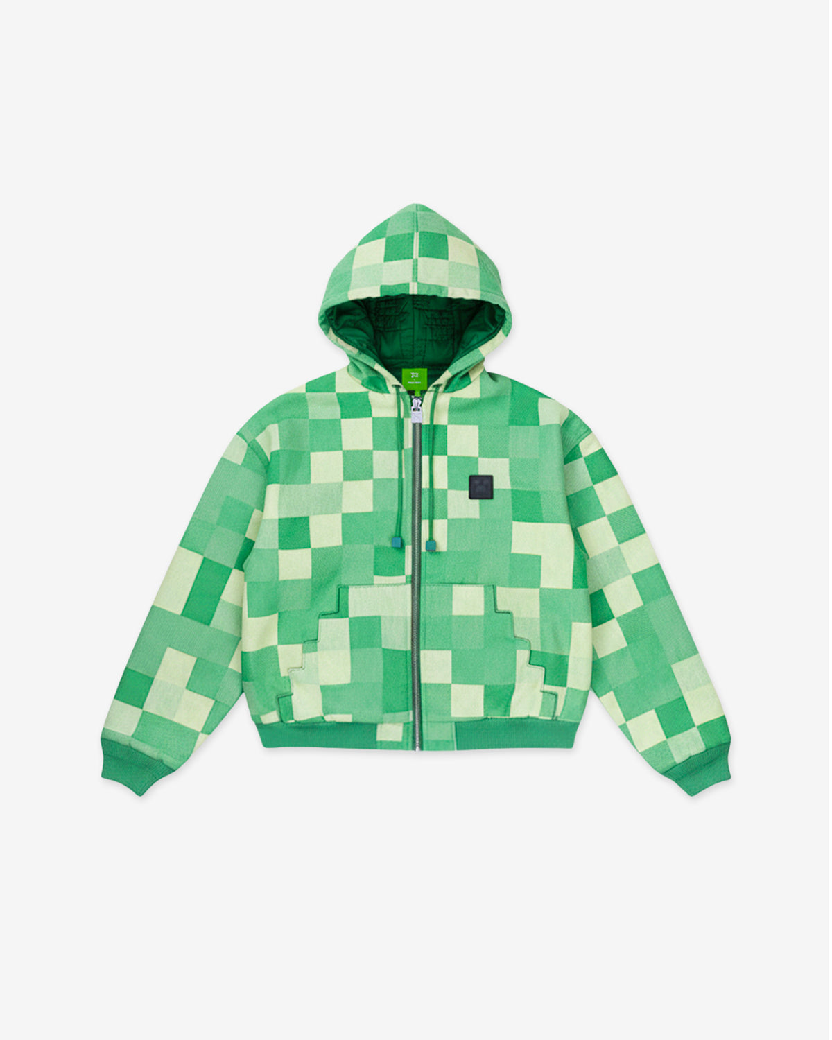 The Creeper Hooded Jacket Very Cool x Minecraft Cool Shirtz