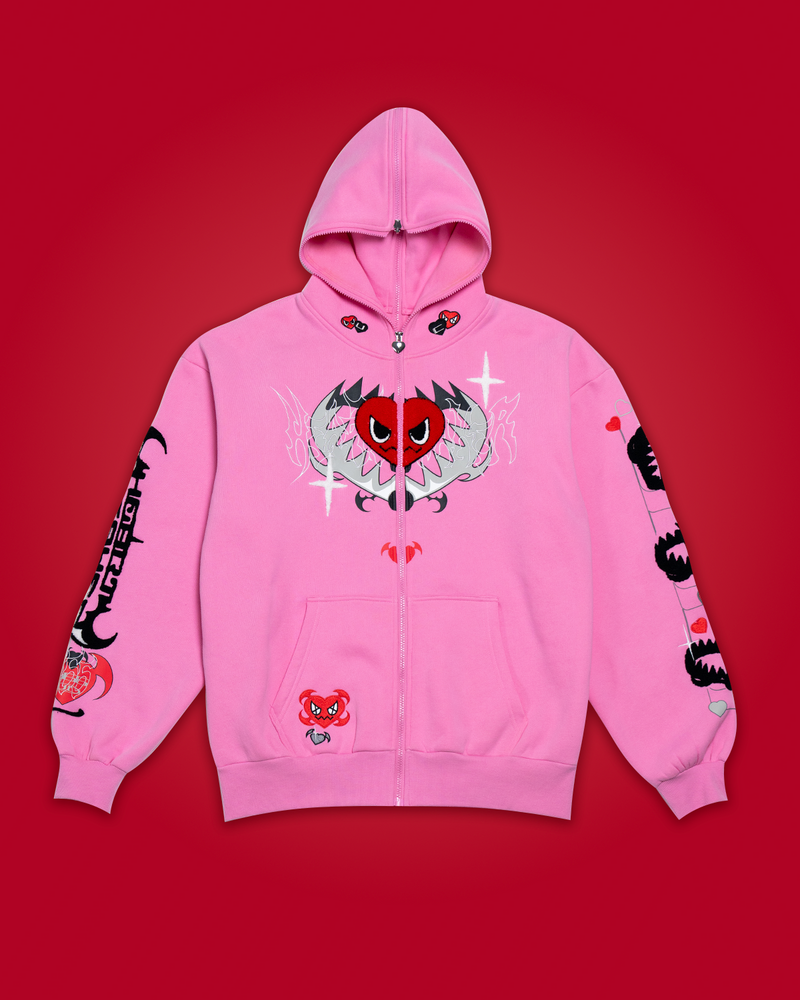 The Heartbreaker Hoodie - Pink