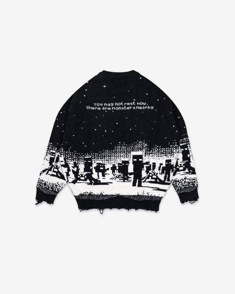 The Monsters Nearby Knit | Very Cool x Minecraft– Cool Shirtz