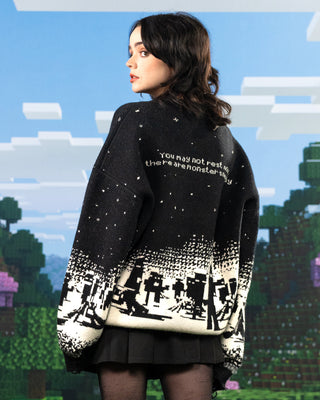 The Monsters Nearby Knit | Very Cool x Minecraft– Cool Shirtz