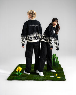 you may not rest now there are monsters nearby The Monsters Nearby Knit