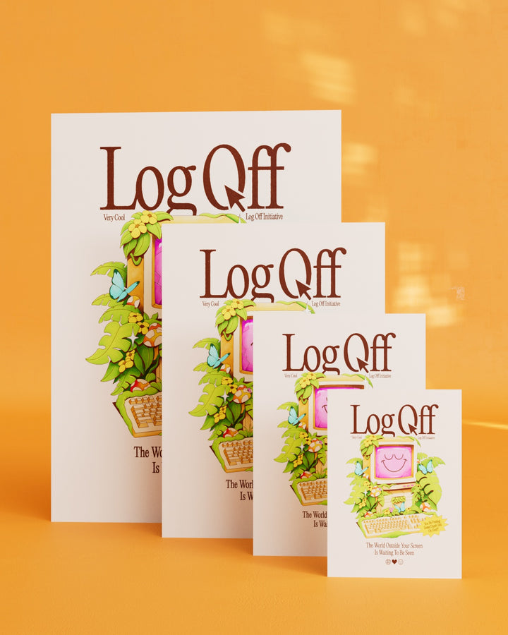 Log Off Art Print