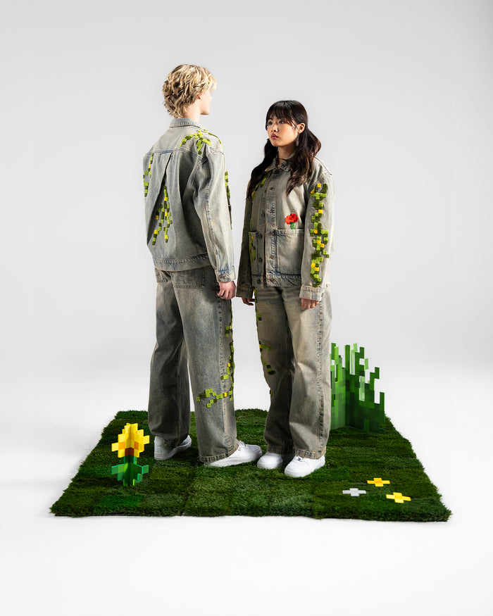 The Golem Denim Jacket | Very Cool x Minecraft– Cool Shirtz