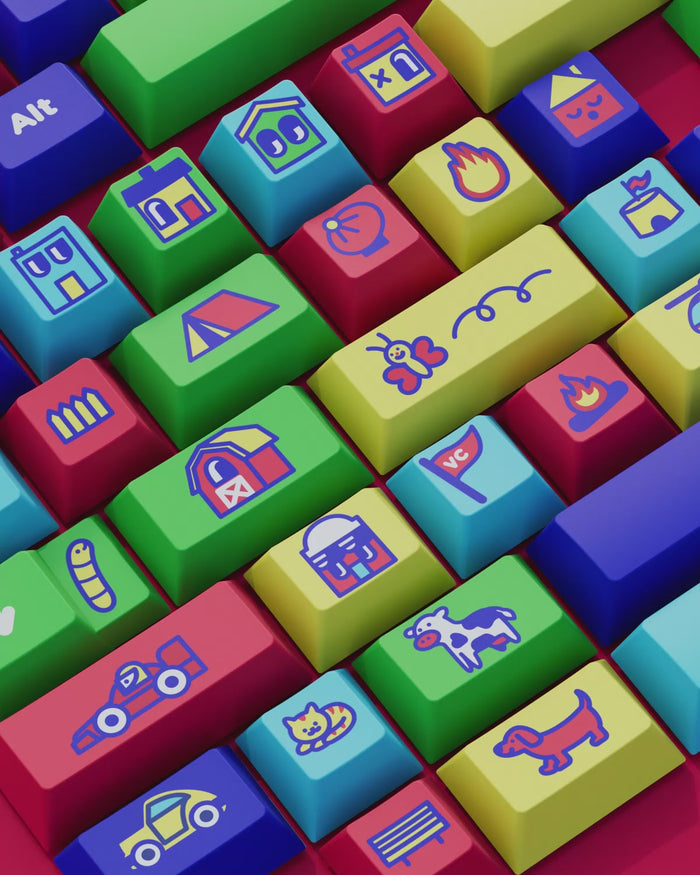 The Cool Town Keycaps– Cool Shirtz