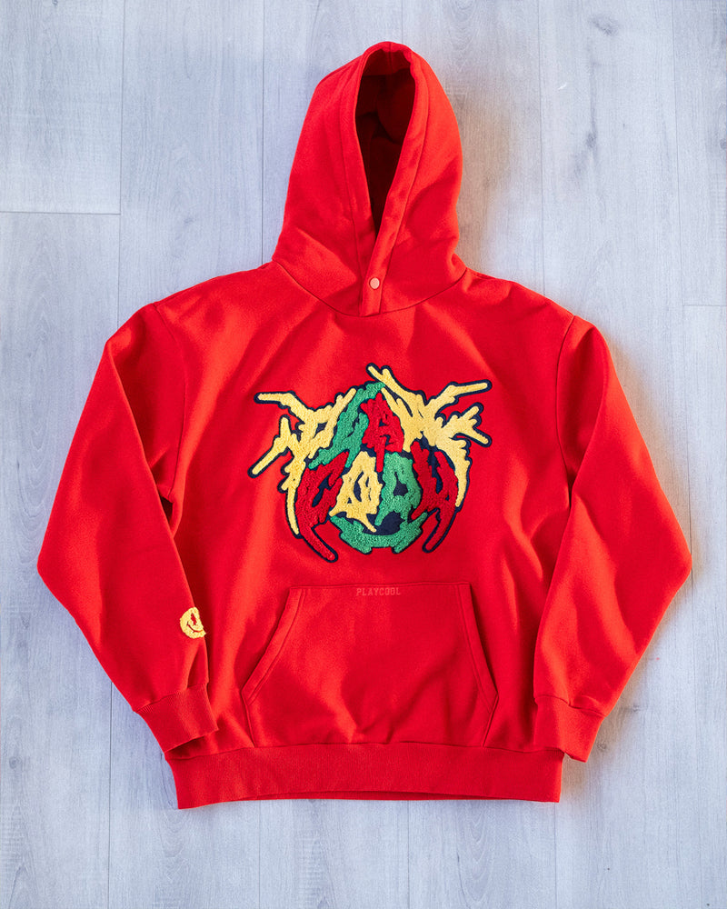 The Metal Hoodie - Red