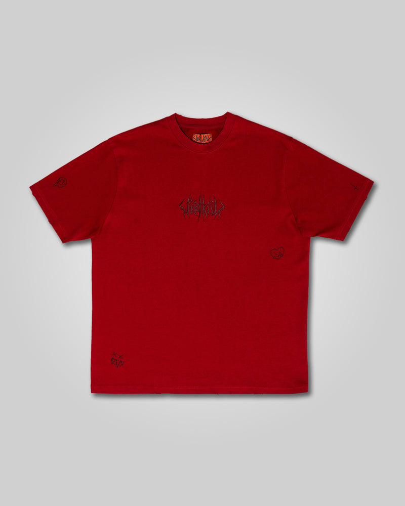 The Scrawl Tee - Red