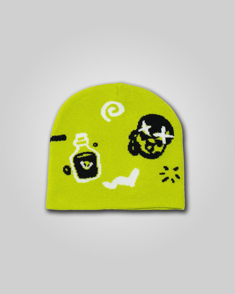 The Toxic Beanie - Neon