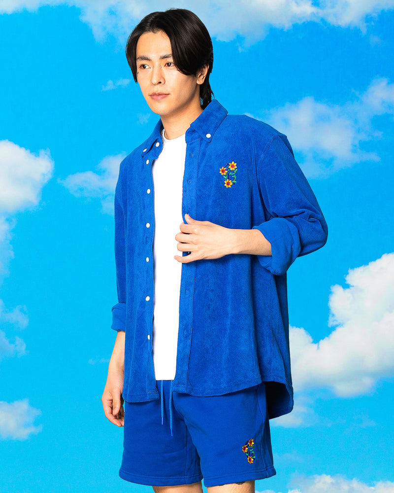 The Flower Shirt - Blue