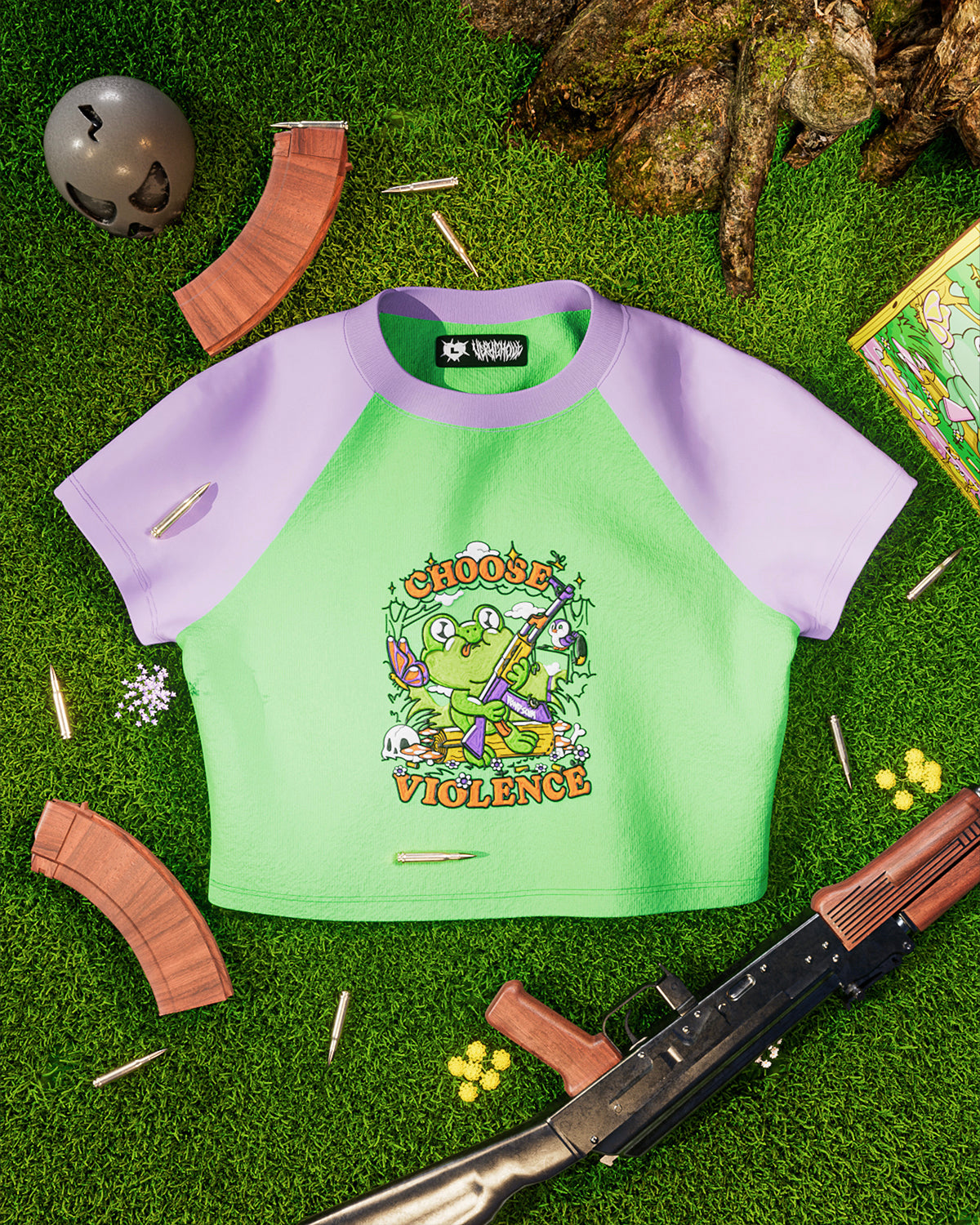 The Choose Violence Crop– Cool Shirtz