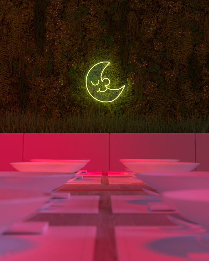 The Moon Neon