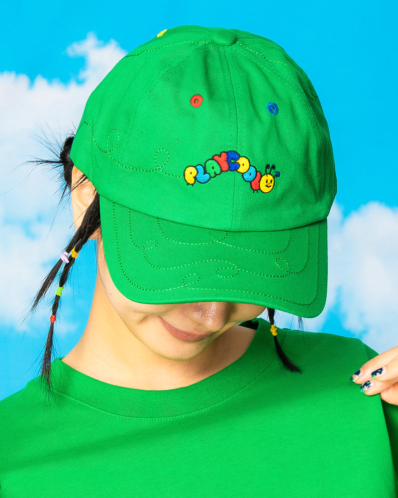 The Caterpillar Cap - Green