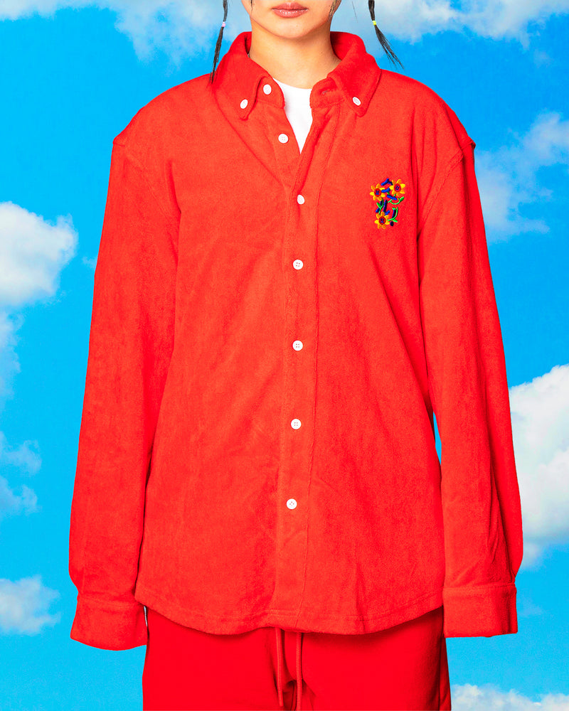 The Flower Shirt - Red