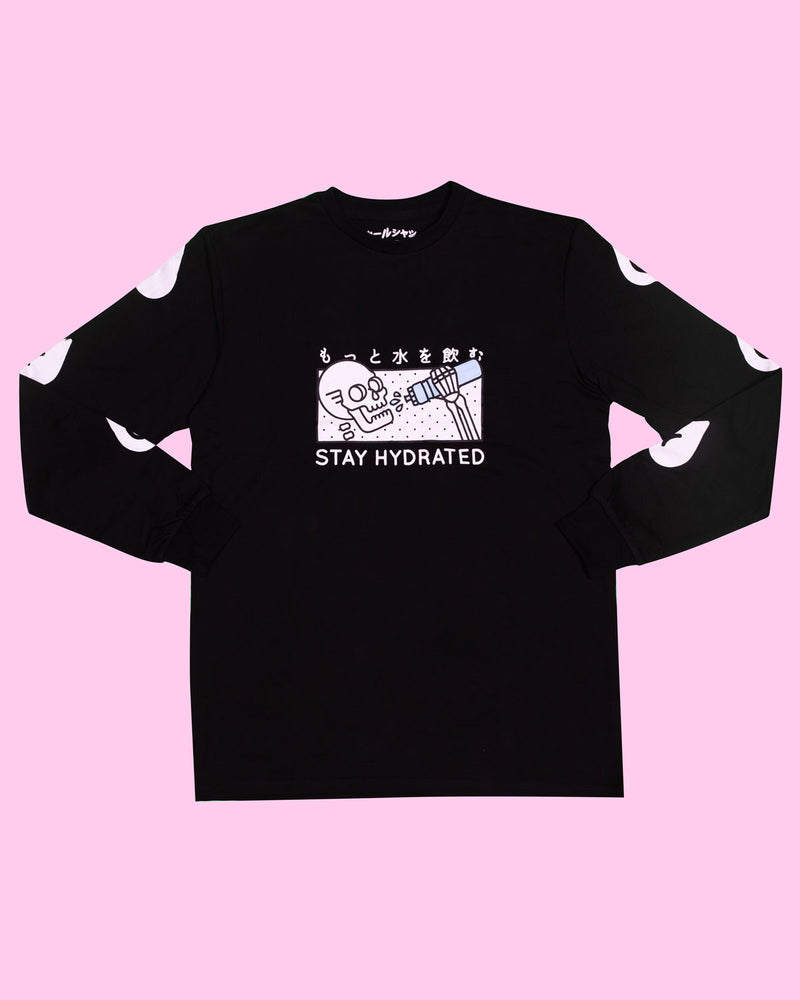 The Hydrated Longsleeve - Black