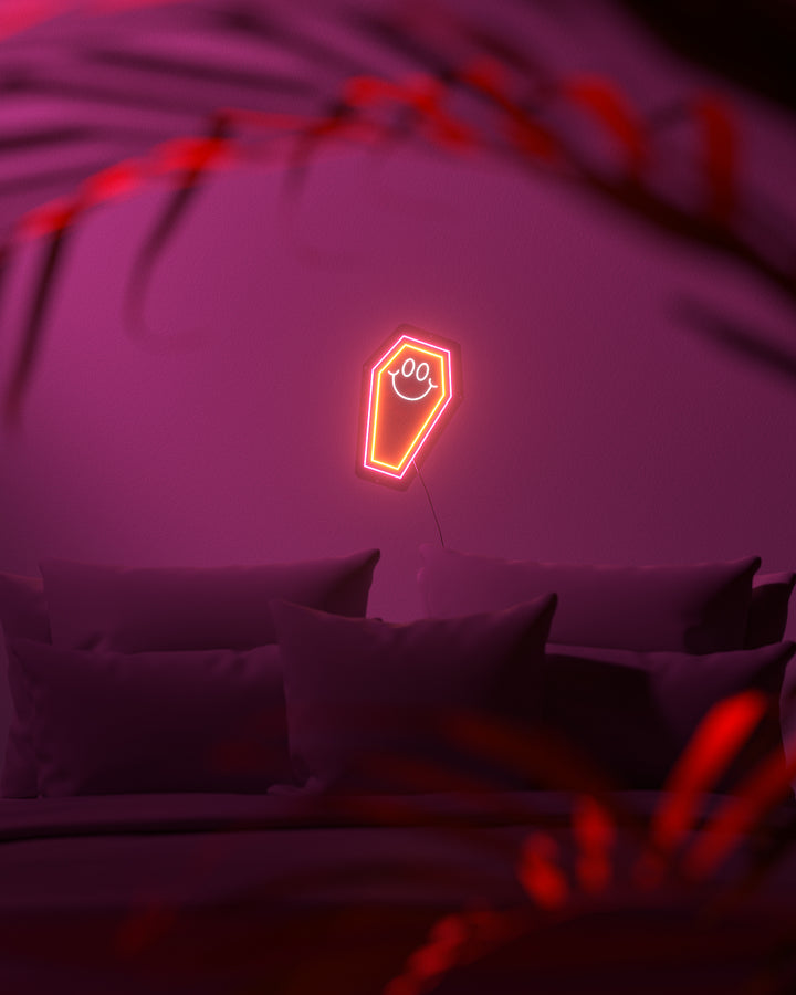 The Happy Coffin Neon
