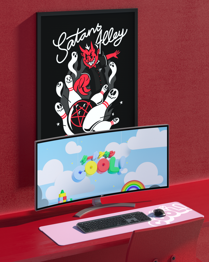 Satan's Alley Art Print