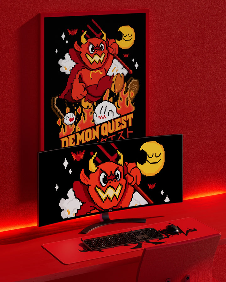 Demon Quest Art Print