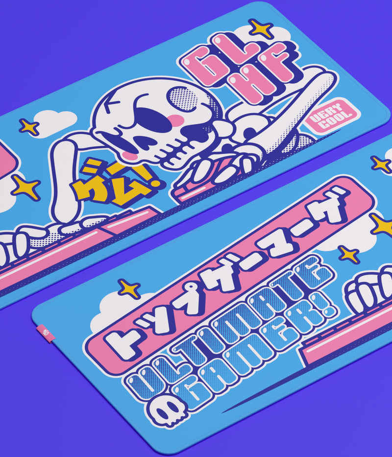 Ultimate Gamer Desk Mat - Blue