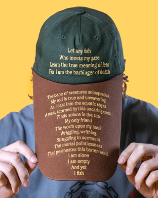 ball cap with fish hook svg The Fishing Cap