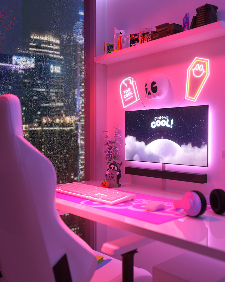 The Happy Coffin Neon