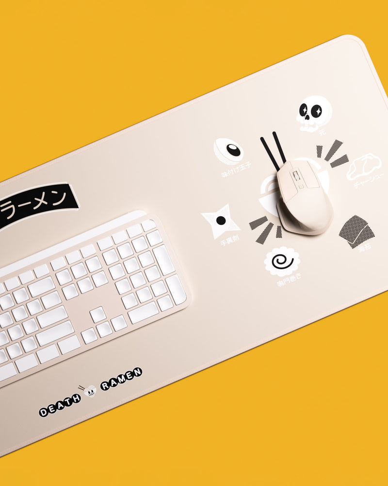 The Ramen Desk Mat - Bone