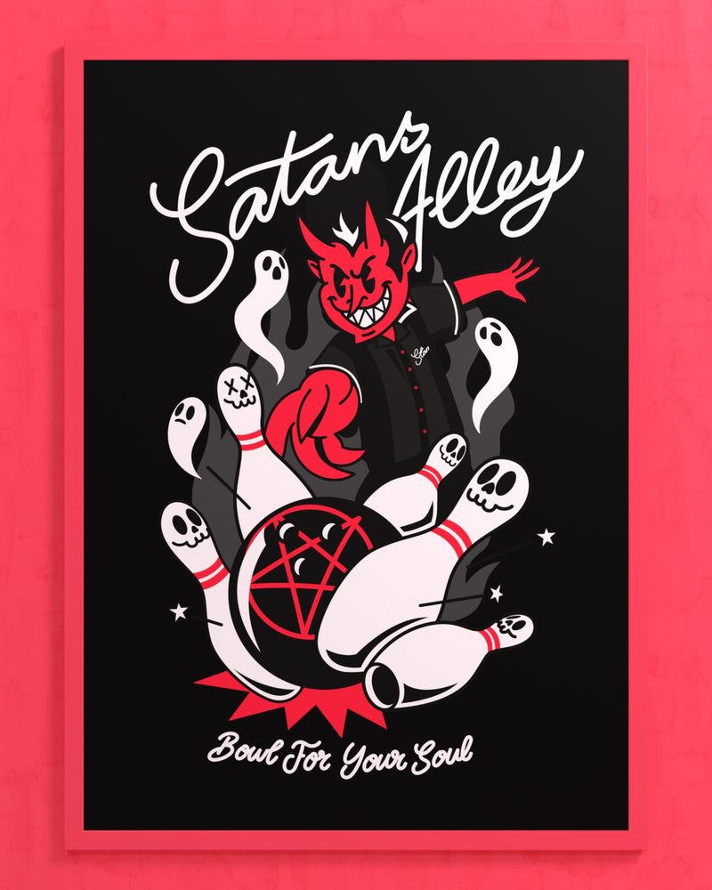 Satan's Alley Art Print